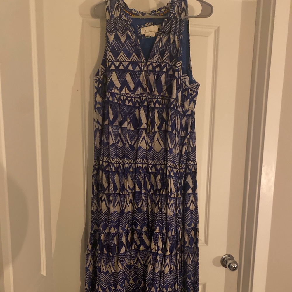 Maxi Anthropologie dress